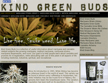 Tablet Screenshot of kindgreenbuds.com